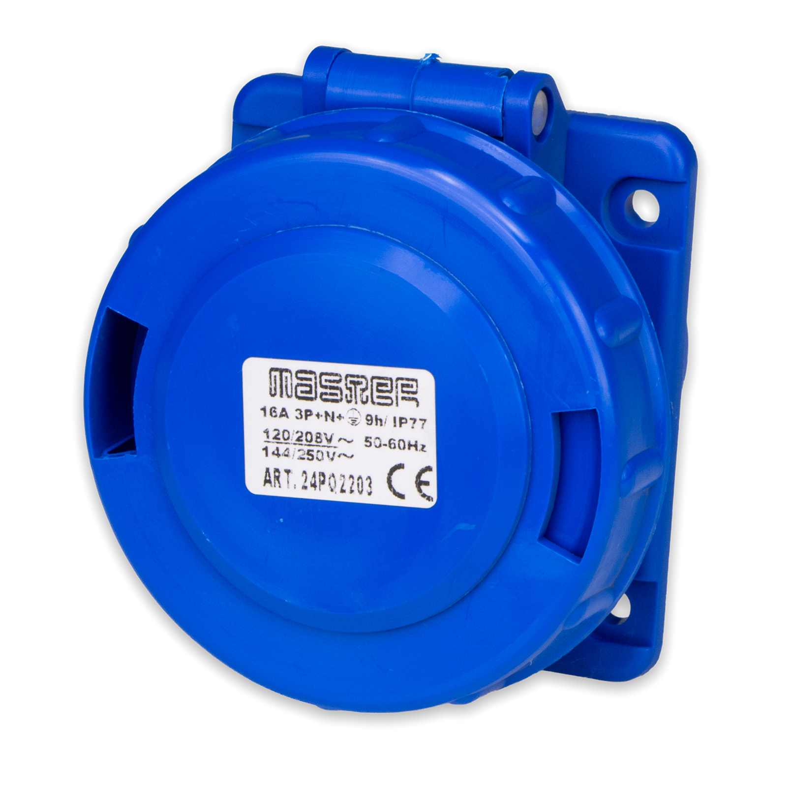 10° Sock.3P+N+E 16A 240V 9h Blue IP67