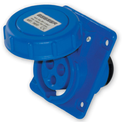 10° Sock.2P+E 32A 230V 6h Blue IP67