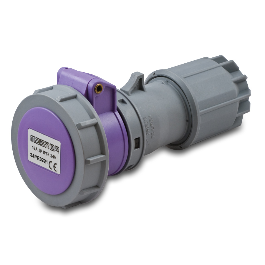 Pr.2P 16A 50/60Hz 24V IP67 VIOLA
