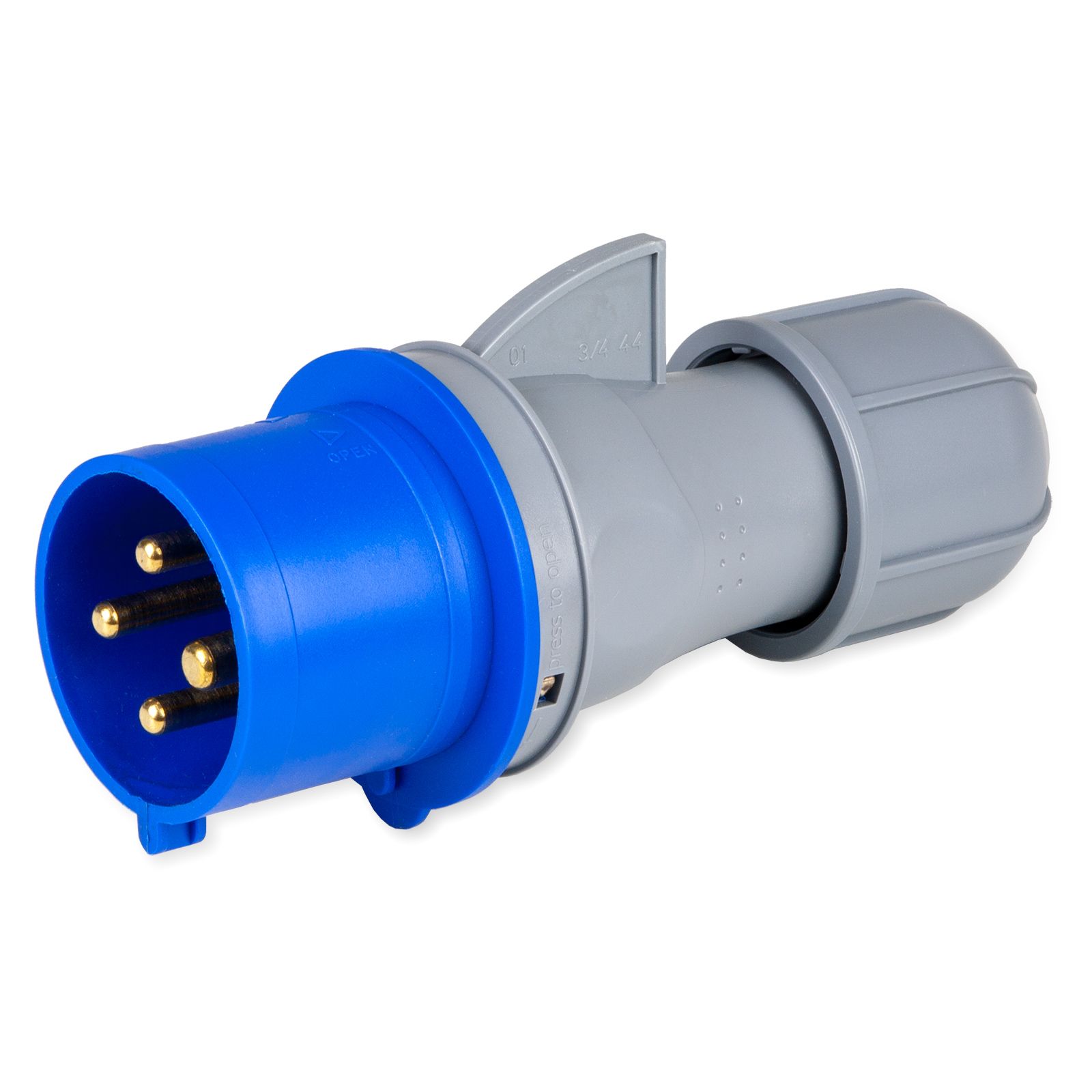 PLUG 3P+E 32A 230V 9h BLUE IP44