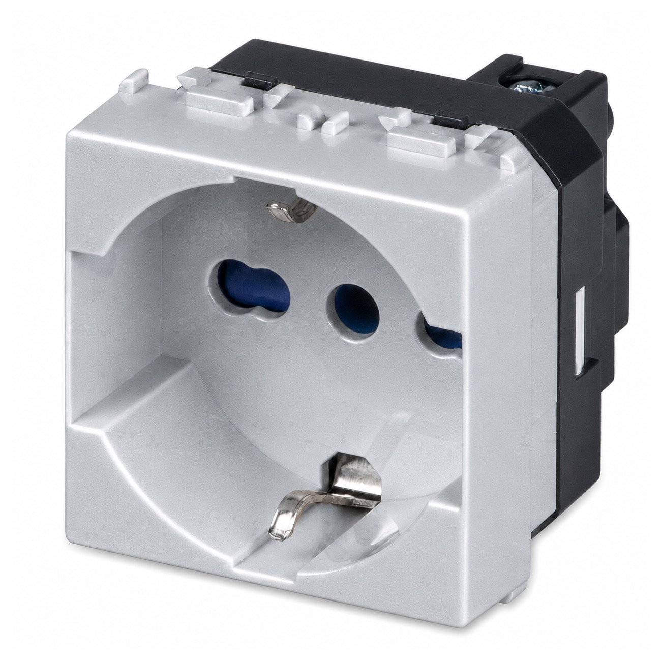 Presa P40  2P+T 16A Alluminio