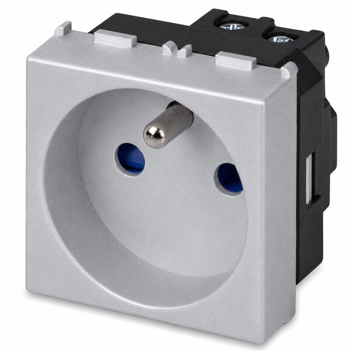 16A 250V French socket 2P+e.w/saf.device