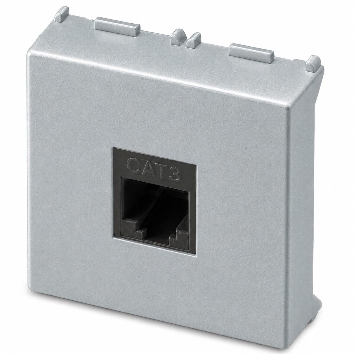 RJ12 telephone socket, 6P6C, 2 modules