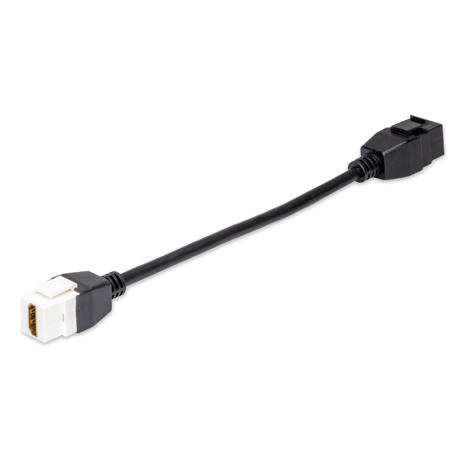 Connecteur HDMI F-F Keystone Noir/Blanc