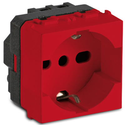 MODO Presa P40 univ. 2P+T 16A ROSSO
