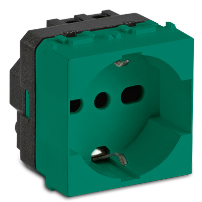 MODO Presa P40 univ. 2P+T 16A VERDE