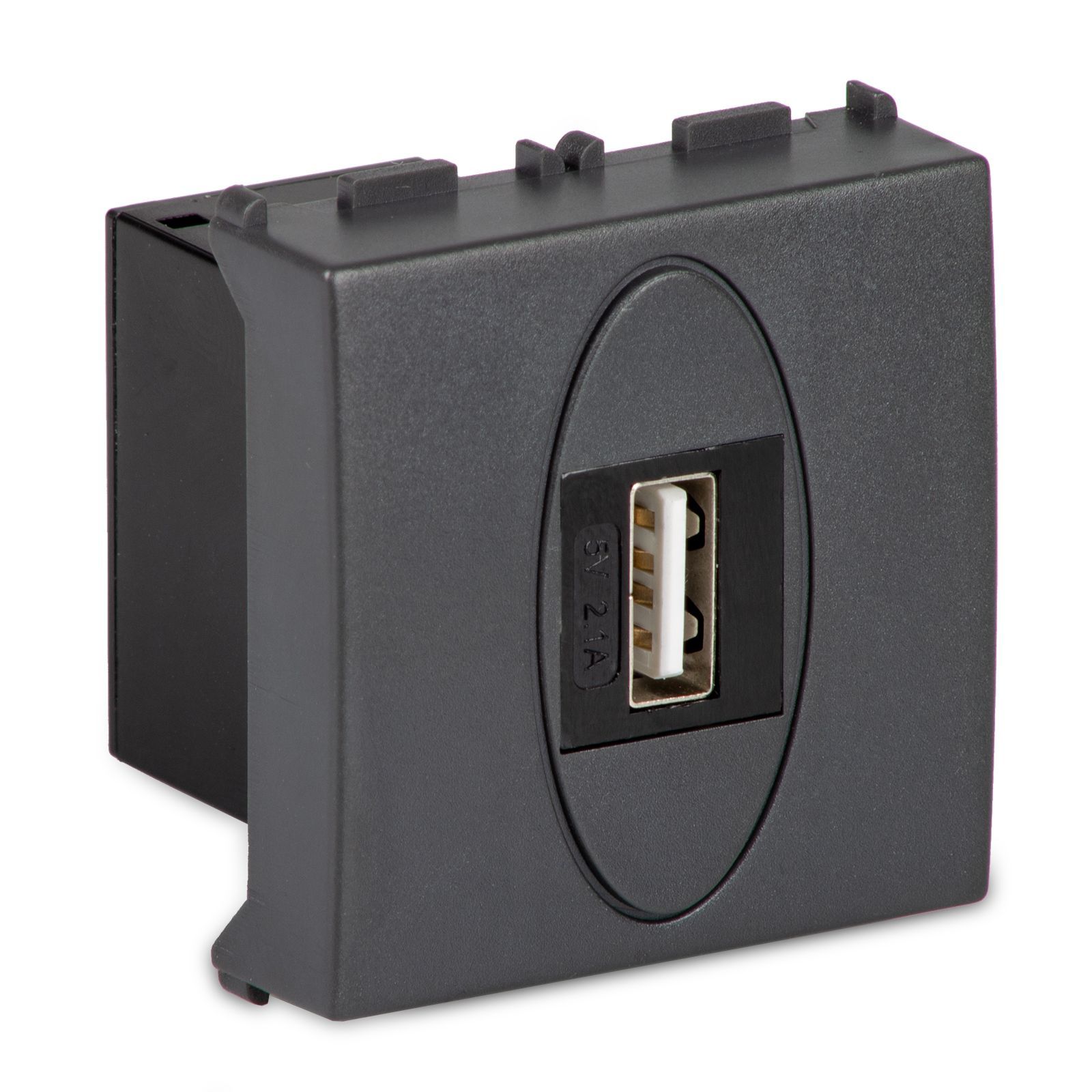 MODO Alimentatore USB 5V 2.1A 2Mod.