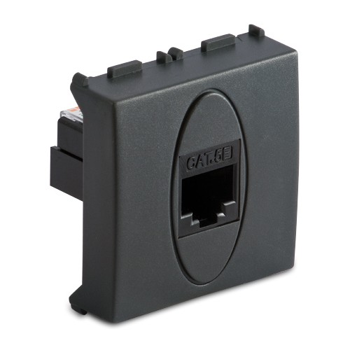 MODO Presa RJ45 Plug 8-8 2Mod.GRIGIO
