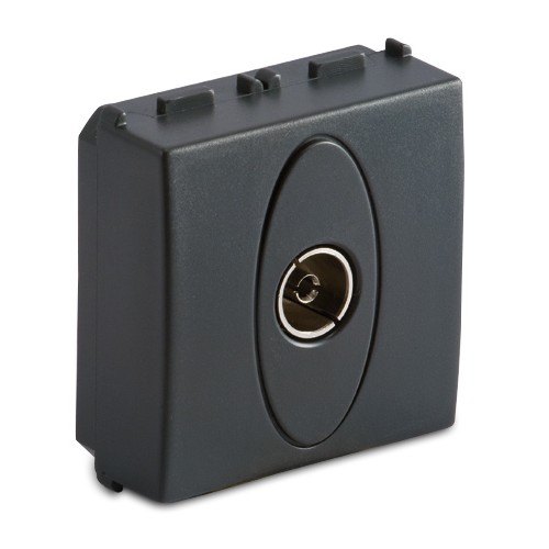 MODO Presa TV 9,5mm finale 2Mod.GRIGIO