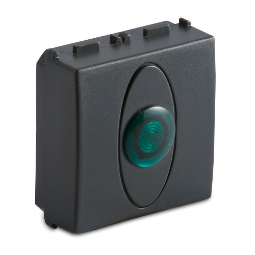 Green pilot light 2 mod. 230V, grey col.
