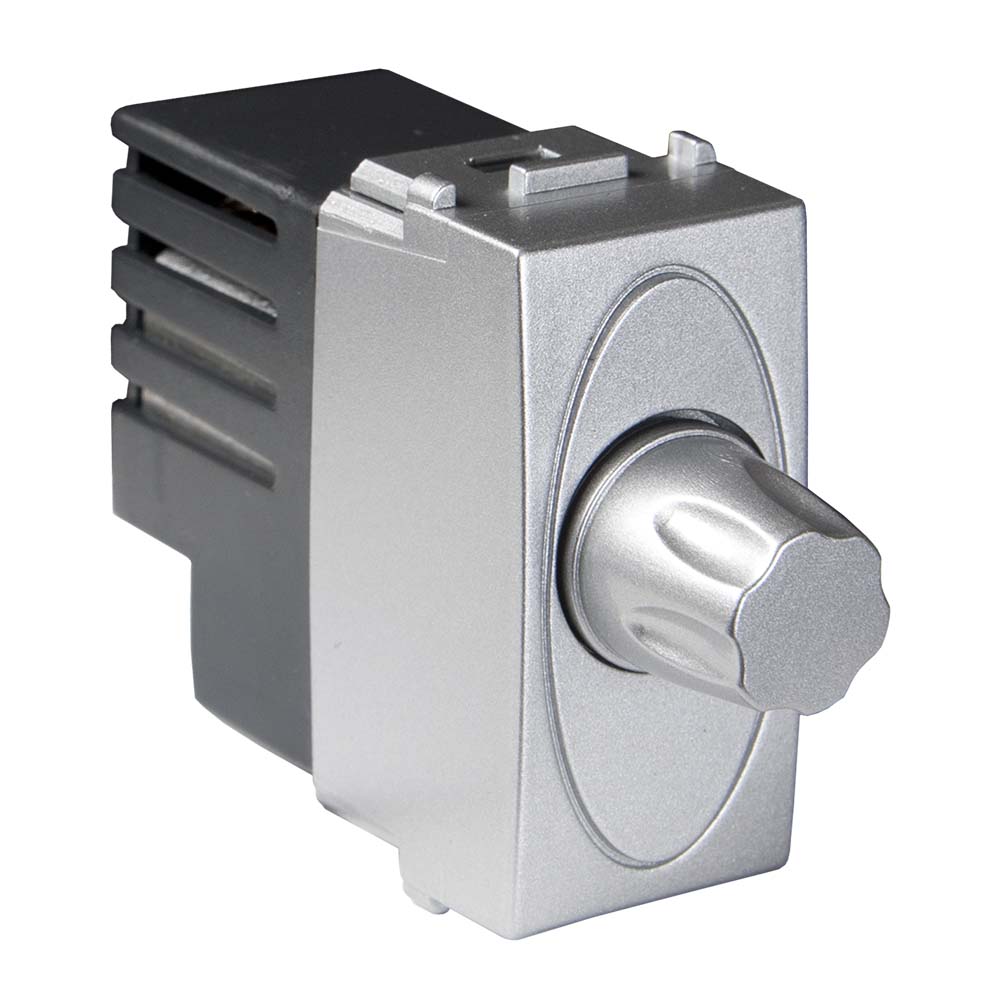 STEEL Dimmer Res.500W c.Int.230V