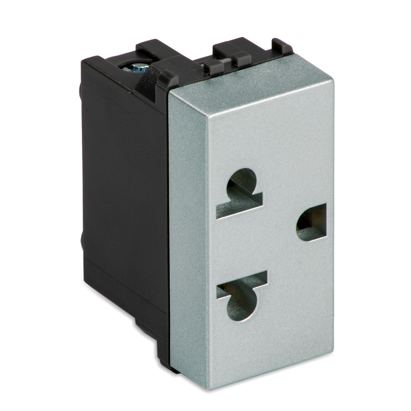 STEEL Presa 2P+T 16A250V EUROAMERIC