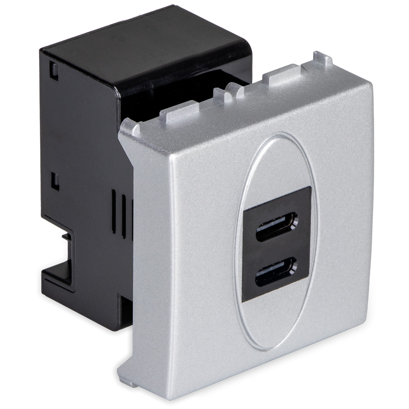 STEEL Alim.USB C+C 100/240Vac max20W