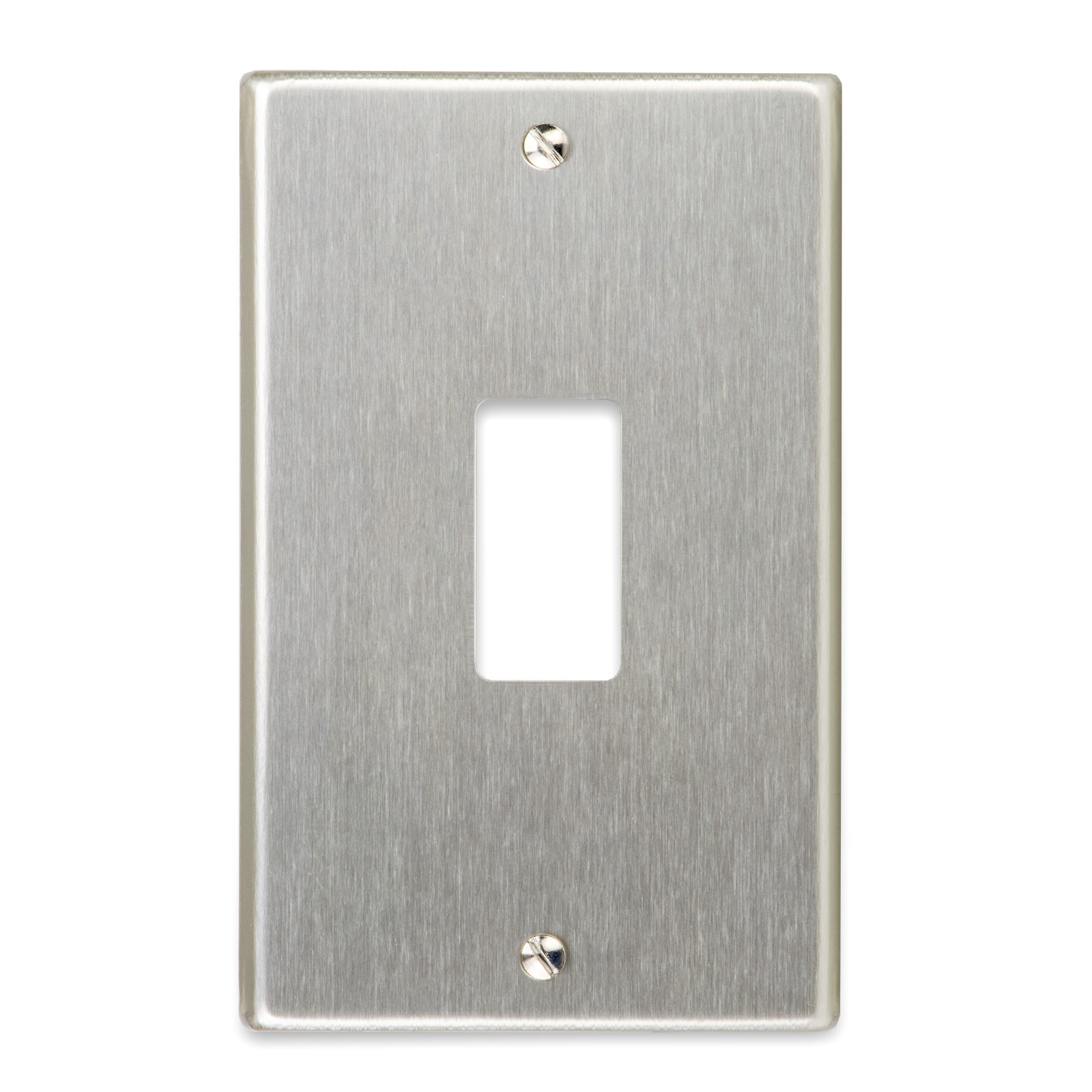 Placca paglierino 1 foro VERTICALE