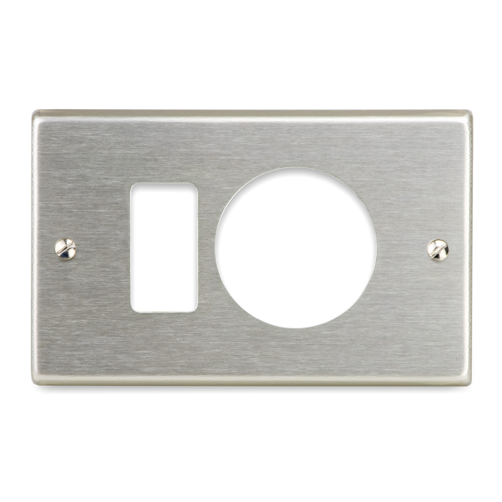 F.PROD. Placca paglierino Schuko+1 Foro