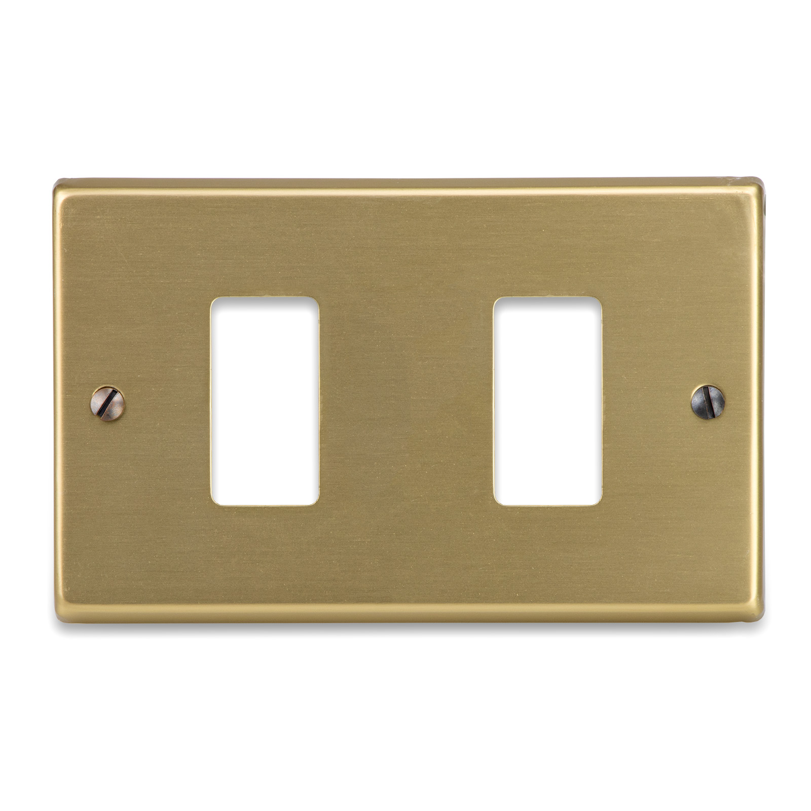 F.PRO. Placca bronzo 2 fori