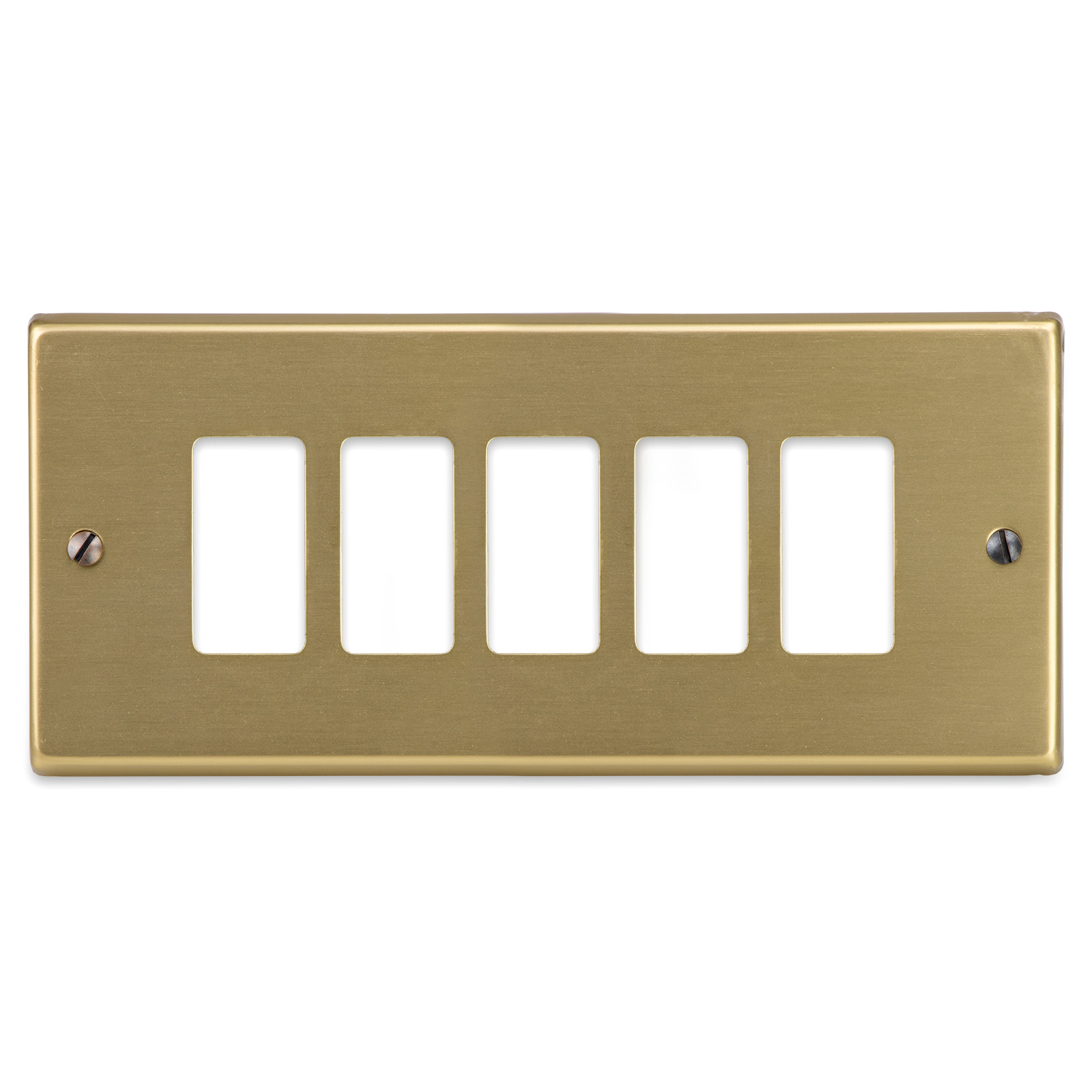 Placca bronzo 5 fori
