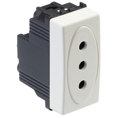 MODO Presa 2P+T 10A BIANCO