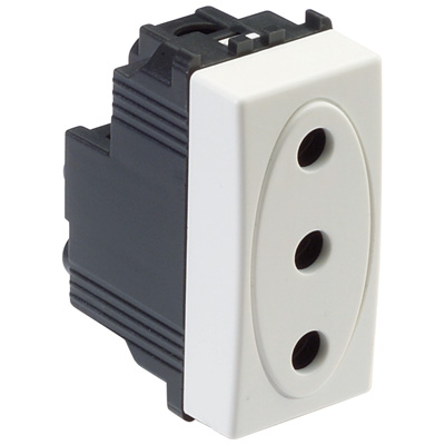MODO Presa 2P+T 16A BIANCO