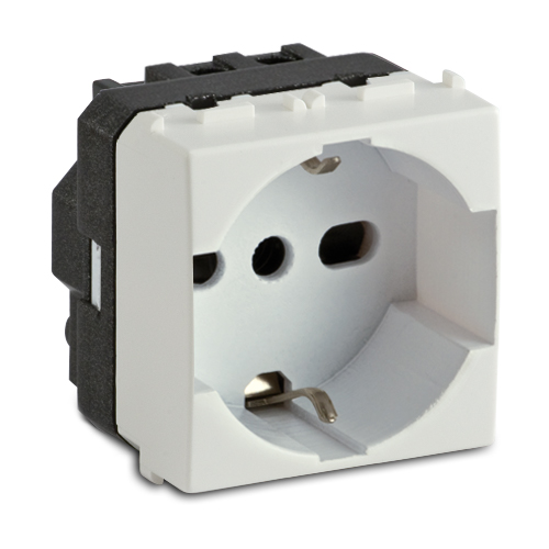 MODO Presa P40 Schuko univ.2P+T 16A bian