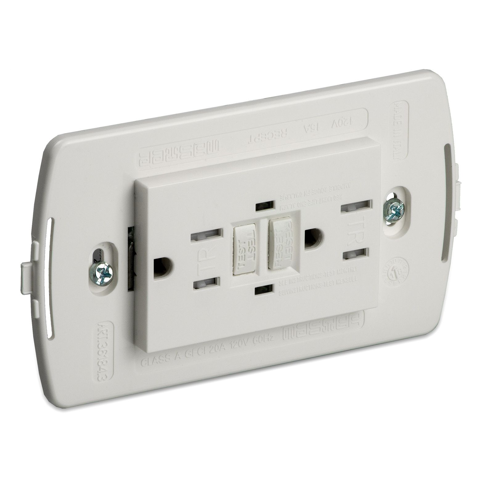 Pr.AMER.GFCI 15A 127V c/Sicur. UL2015