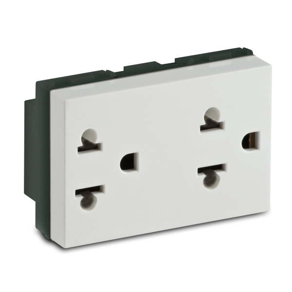 MODO Pr. 2P+T 16A 250V EUROAMER. DOPPIA