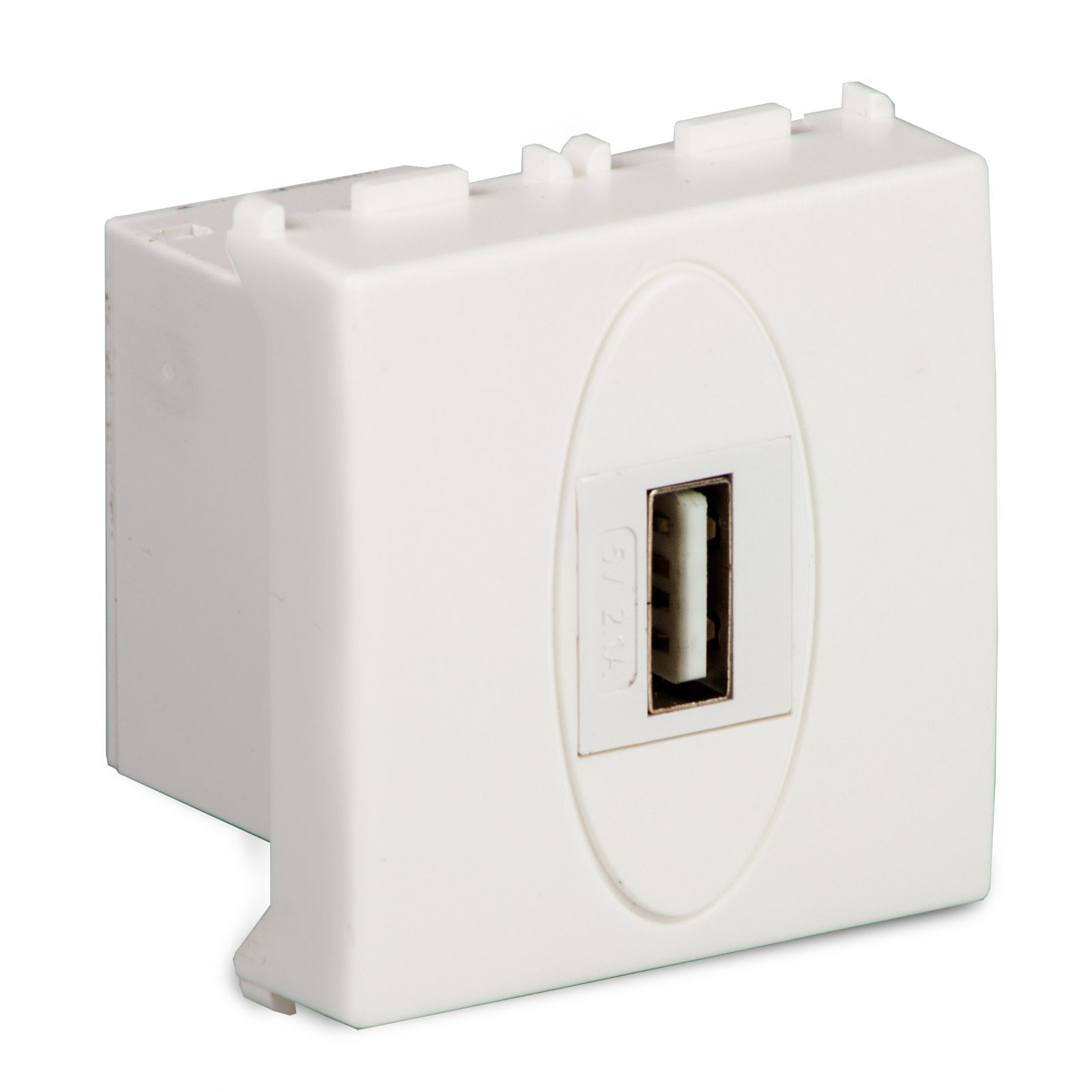 MODO Alimentatore USB 5V 2.1A 2Mod.