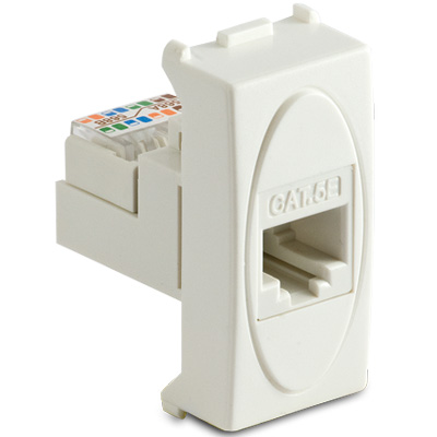 MODO Presa RJ45 Plug 8-8 BIANCO