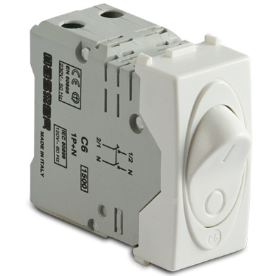 MODO Int.aut.magn.1P+NC6A pi1500A BIANCO