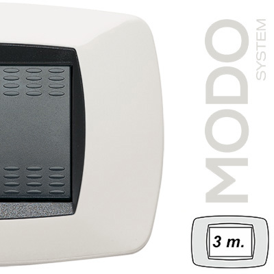 MODO Placca 3 Posti BIANCO