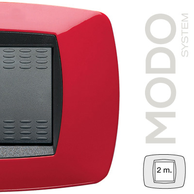 MODO Placca 2 Posti ROSSO