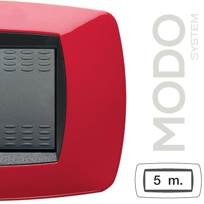 MODO Placca 5 Posti ROSSO