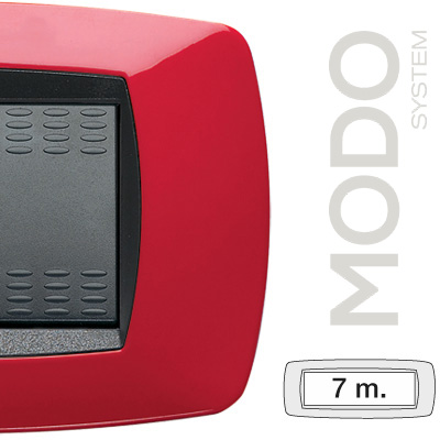MODO Placca 7 Posti ROSSO