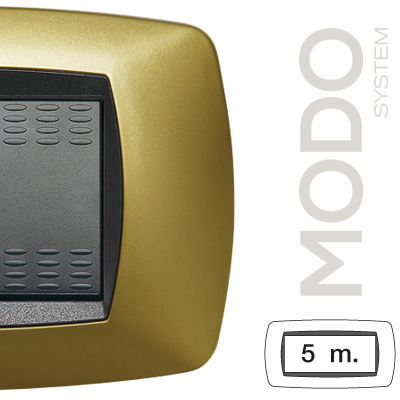 MODO Placca 5 Posti GIALLO PERLA