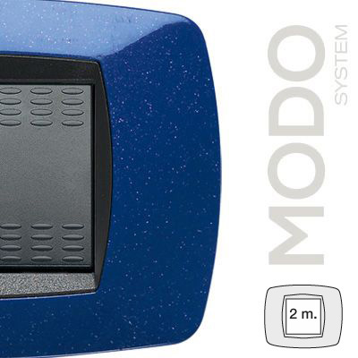 MODO Placca 2 Posti BLU VIO