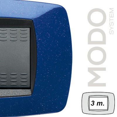 MODO Placca 3 Posti BLU VIO.