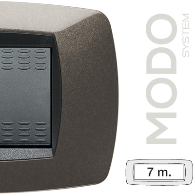 MODO Placca 7 Posti GRIGIO ANTRACITE