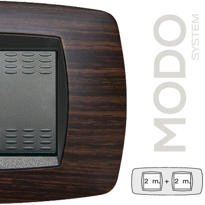 MODO Placca 2+2 Posti WENGE'