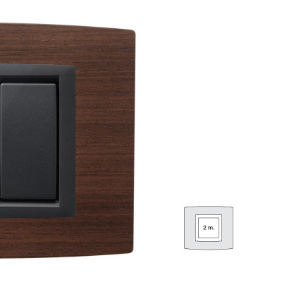 Grey MODO Vitra 2 mod. frame Cherry wood