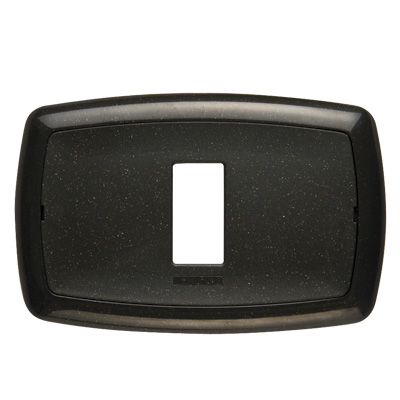 Mirò plate, 1 hole, Anthracite grey