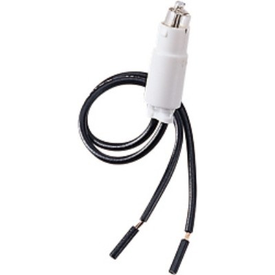 Lampada spia 127V ambra cavo mm.100