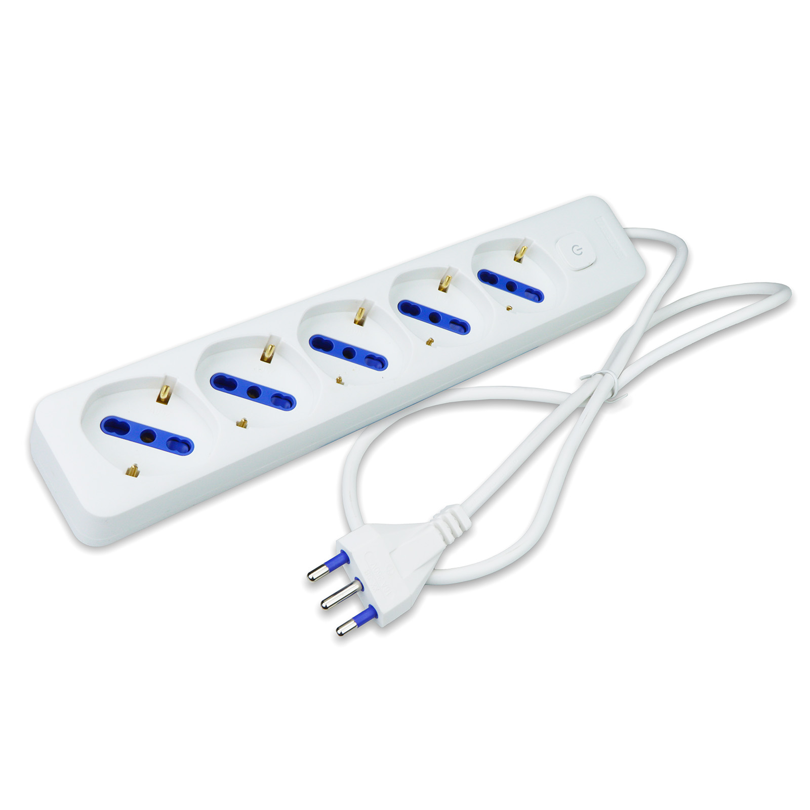 Multipresa 5 usc.P40 16A cavo 1.2mt+int