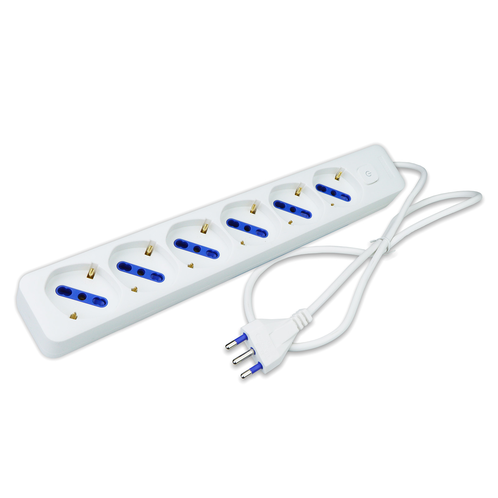 Multipresa 6 usc.P40 16A cavo 1.2mt+int