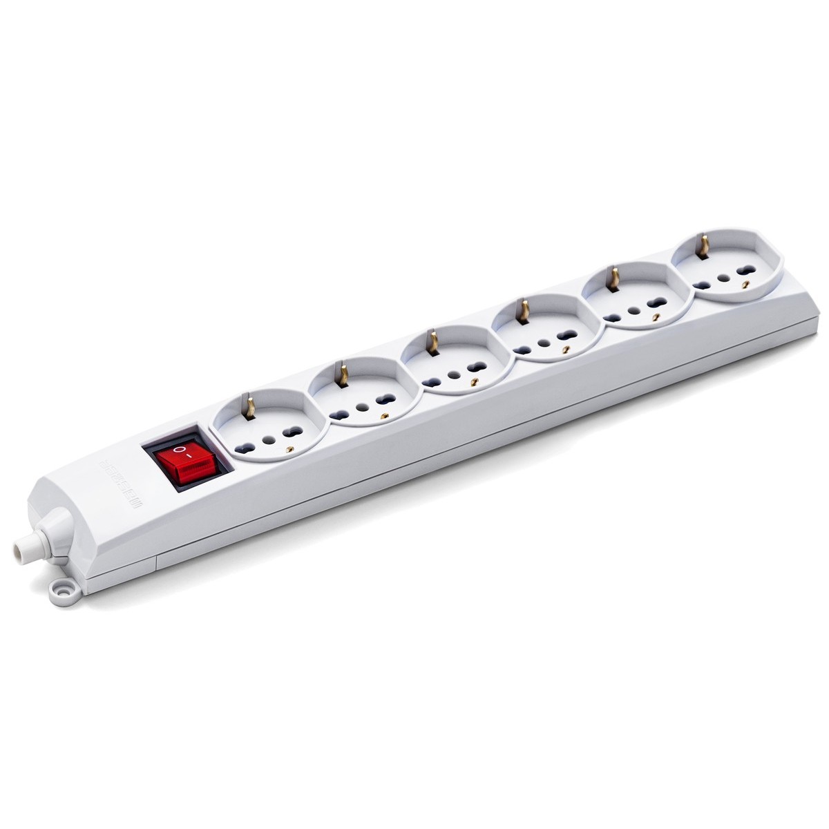6 outlets Multisockets w.switch