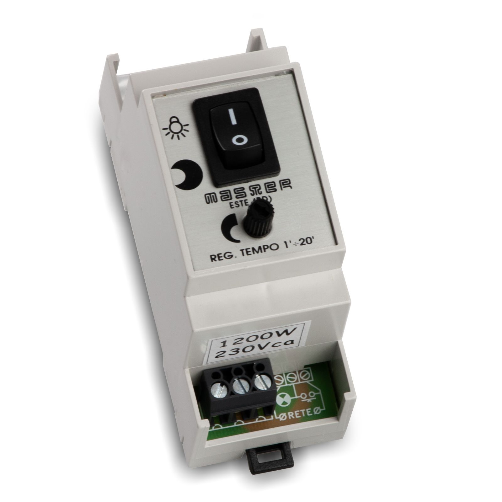 Temporizz.5A 240V 1-20 1200W 3 Fili