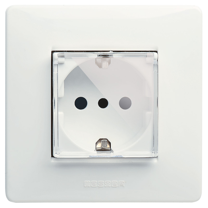 MIXMO Presa P30 Schuko 2P+T con portello