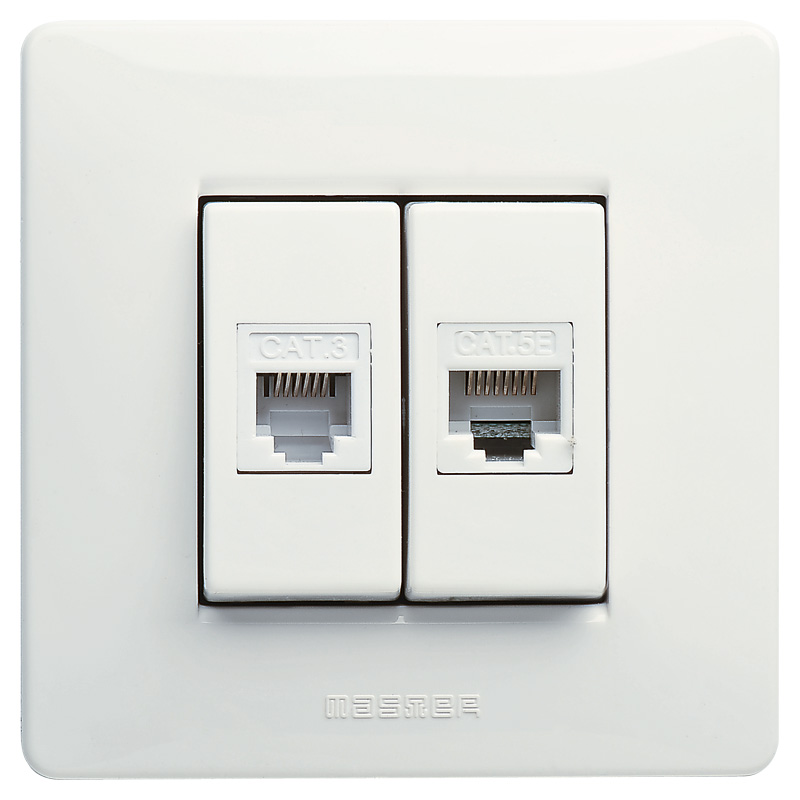 MIXMO 1 Presa RJ12 6P6C + 1 RJ45 Cat.5e