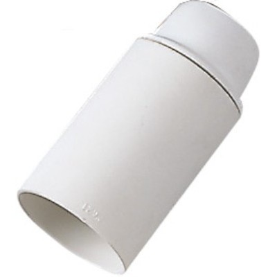 Portalampada E14 liscio Bianco