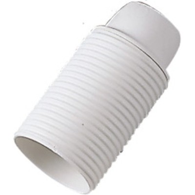 Portalampada E14 filettato Bianco
