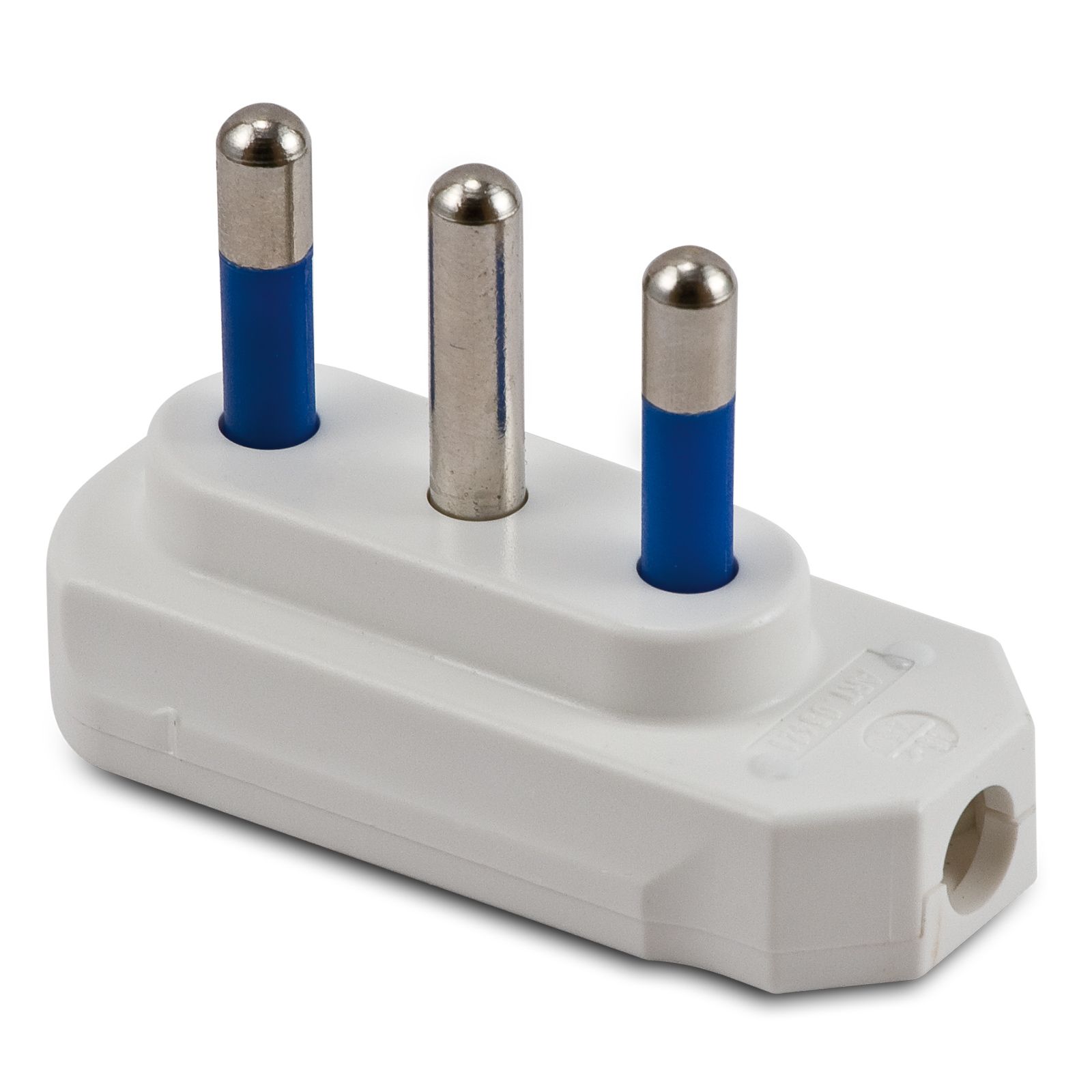 Spina piatta S 17 2P+T 16A Bianca